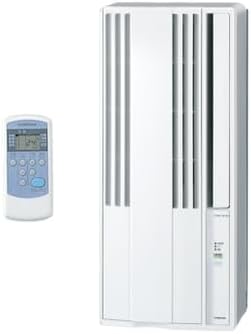 Corona CW-1625R(WS) Window Air Conditioner ReLaLa Cooling Only Type (4-7 tatami, approximately 70-123 sq ft) with Remote Control