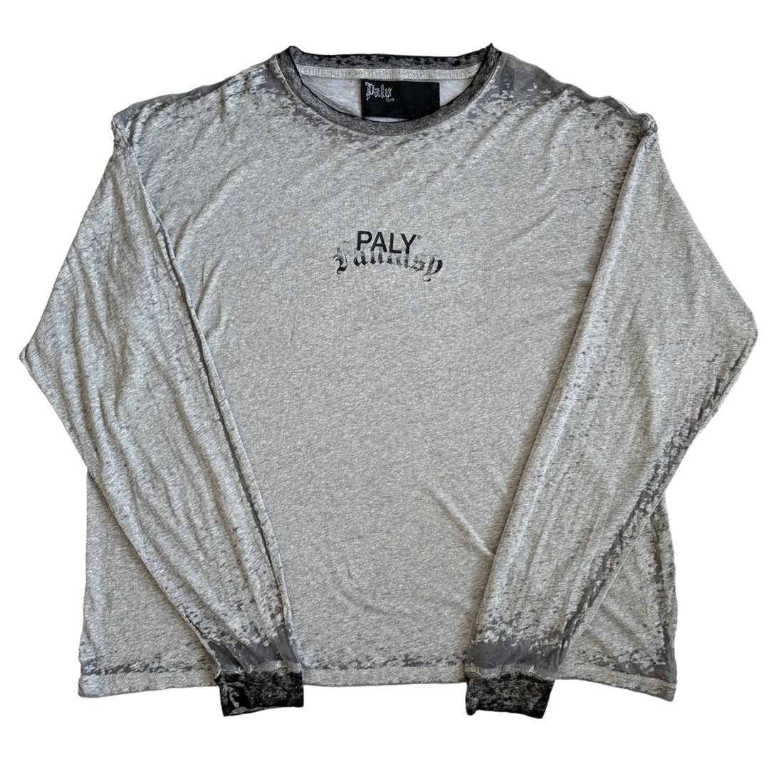 PALY 'GREY' CORE LOGO LONGSLEEVE