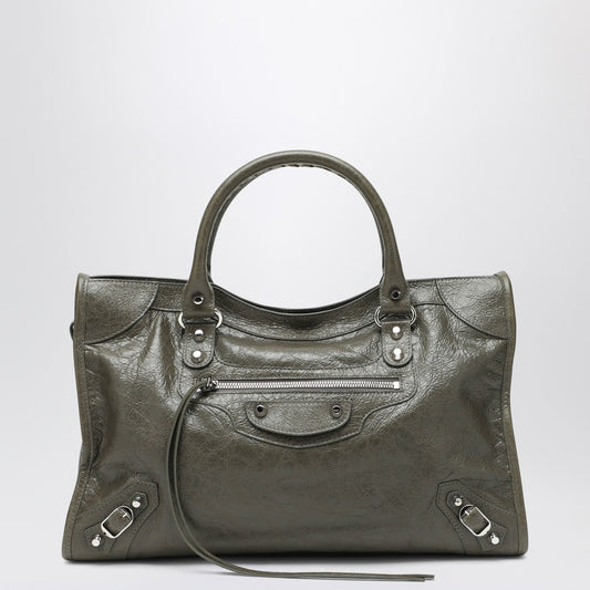 Balenciaga Le City Medium Bag Army Green - Image 1