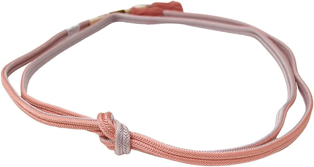 Nagomiya, Genuine Silk Belt Keikan (Day/Night), Reversible, Bright, Long, Traditional Crafts, Kyoto Braid, Square Cedar Set, Stranded Tassel