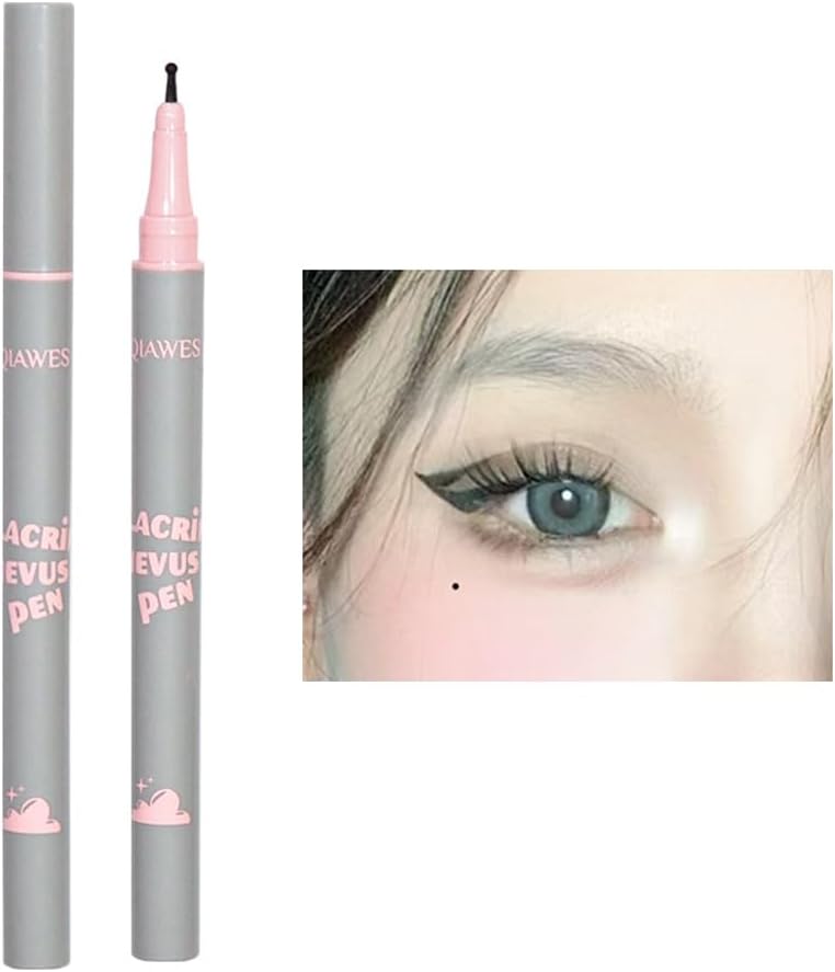 (Popular) Tiamol Pen, Tiamol Pen Artifact, Freckle Makeup, Multiple Hemorrhoids Makeup, Beginners Waterproof, Sweat-proof, Non-fading, Smear-resistant Eyeliner can be used as an eyeliner, Teardrop Pen