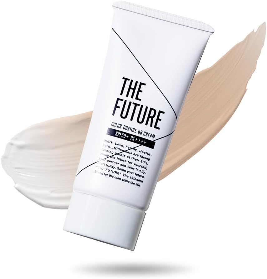 (Official) THE FUTURE Color Change BB Cream SPF 50+ PA+++++ 25 g Sunscreen Base Cica Concealer Foundation Control Color Blue Beard Hides Your Skin Tone Natural Finish Recommended for Beginners