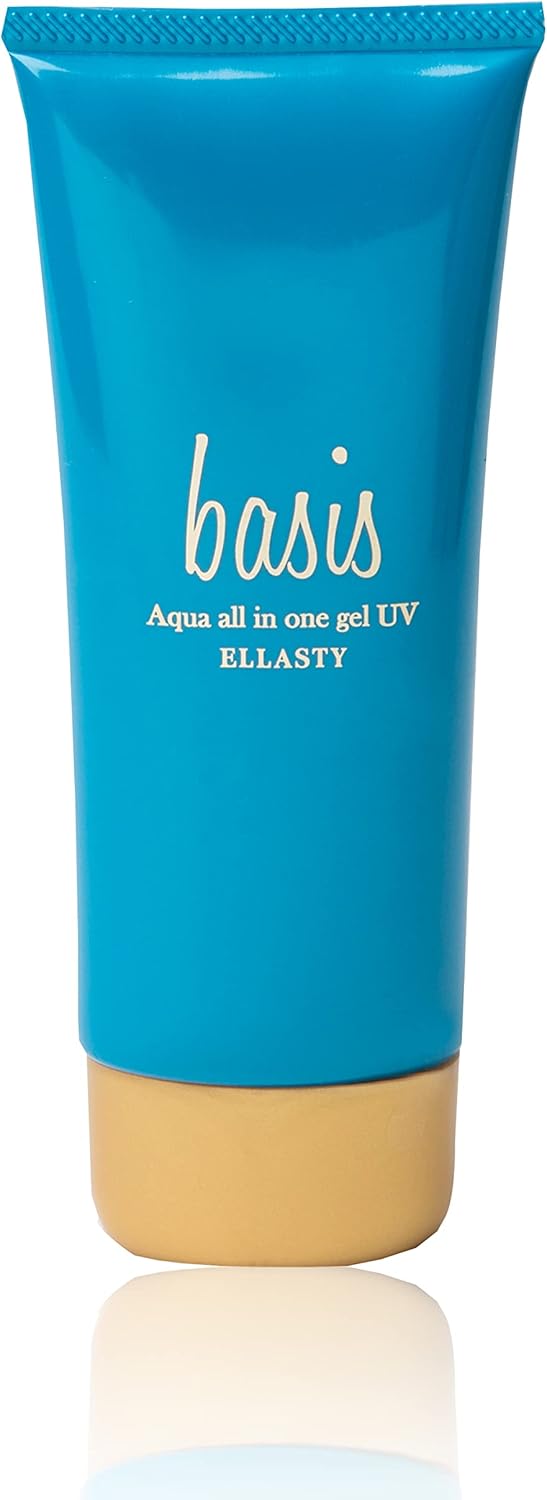 BASIS Aqua All-in-One Gel UV Shonan Beauty Clinic Development, All-in-One Gel, Moisturizing, Stains, Wrinkles, Pores, Drying, Rough Skin, 3.5 oz (100 g), Approx. 2 Months