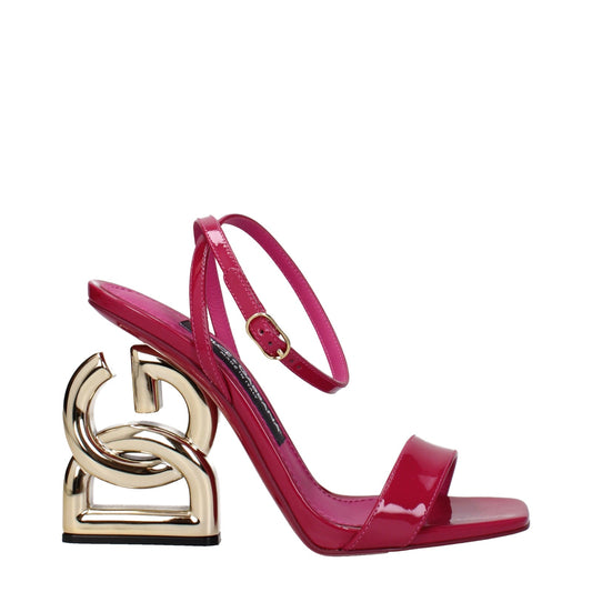 Dolce  Gabbana ドルチェ＆ガッバーナサンダルの女性は、Fuxia/Cyclamenをペイントします - Image 1