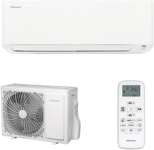 Hisense JS Series HA-J22S-W Air Conditioner, 2.2 kW, 100 V, R32 Standard Model, 2026 Model