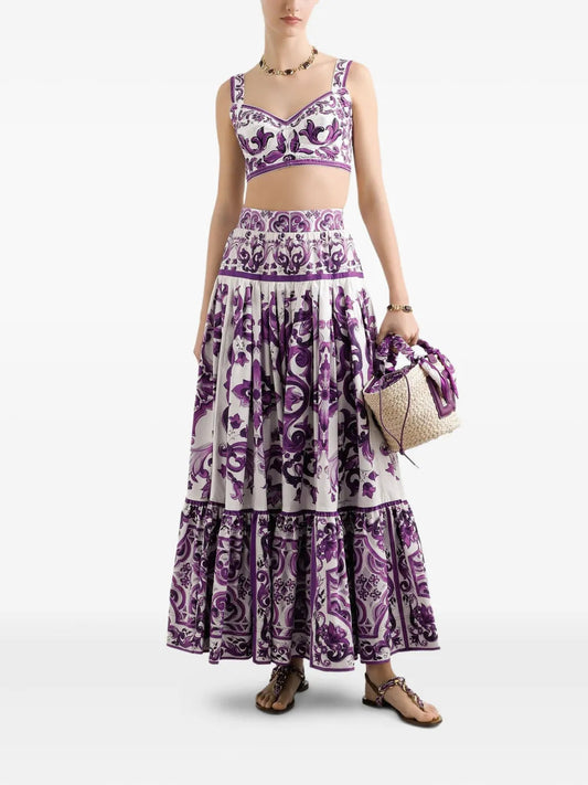 Dolce  Gabbana Dolce＆Gabbanaグラフィックプリントトップ - Image 1