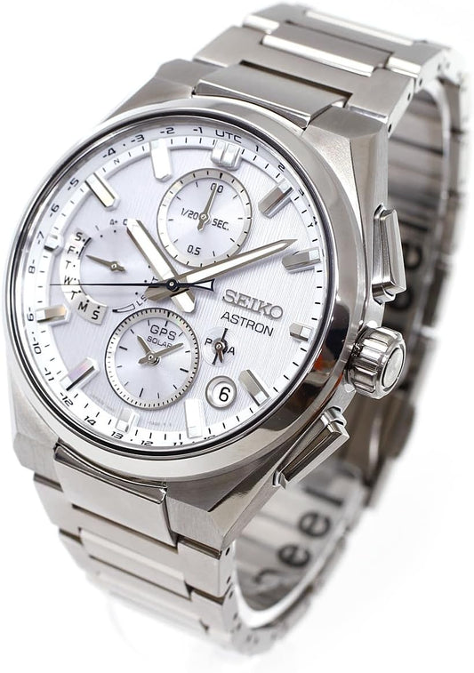 Seiko ASTRON NEXTER SBXC159 GPS Solar Watch, GPS Satellite Radio Watch, Core Shop Exclusive Distribution Limited Wristwatch, Men's ASTRON NEXTER Titanium, Bracelet Type