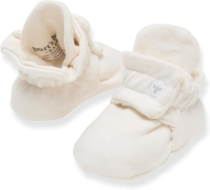 Burt's Bees Baby Botines ajustables para bebé, 100% algodón orgánico, botas fáciles de poner y quitar, ajuste cómodo, esencial para bebé