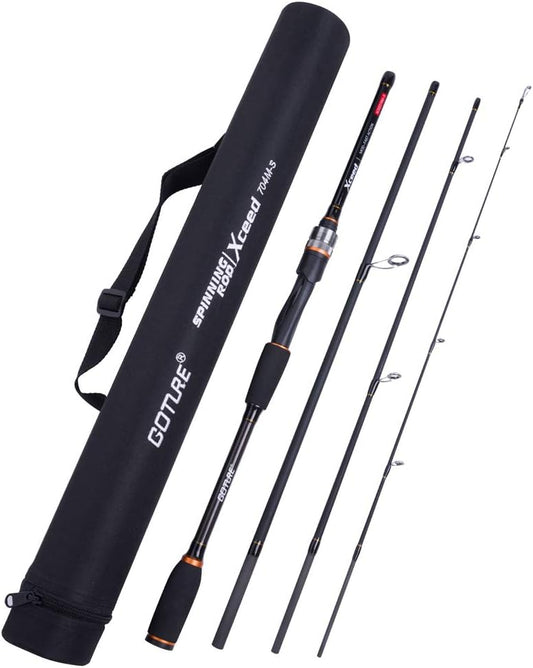 Goture Xceed Spinning Rod, Compact Egging, Sea Bass, Blue Fishing, Squid Fishing, Saltwater Fishing, Boat Fishing, Freshwater Fishing, 1.98m, 2.1m, 2.4m, 2.59m, 2.7m, 3m, 6.6ft, 7.6ft, 8ft, 9ft, 10ft
