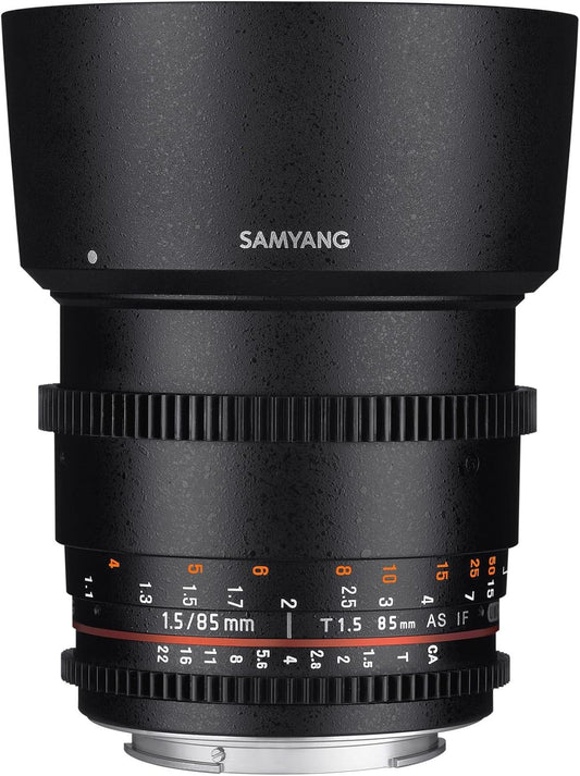 Samyang 85mm T1.5 AS IF UMC VDSLR Lens