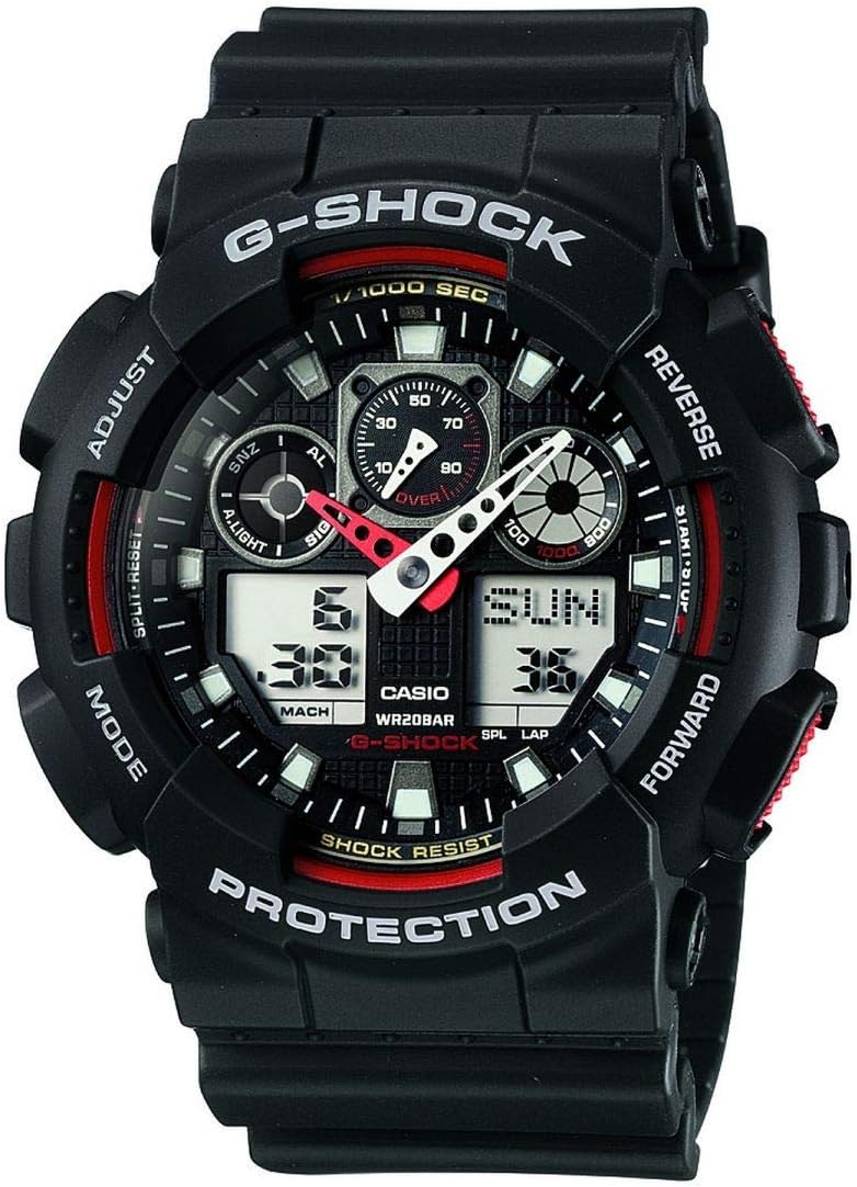 Casio GA100-1A4 G-Shock Analog Digital Men's Wristwatch