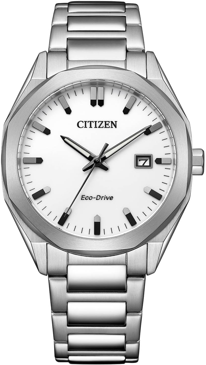 Citizen Watch Collection Light-Powered Eco-Drive Waterproof BM7620 Series, white, Bracelet Type