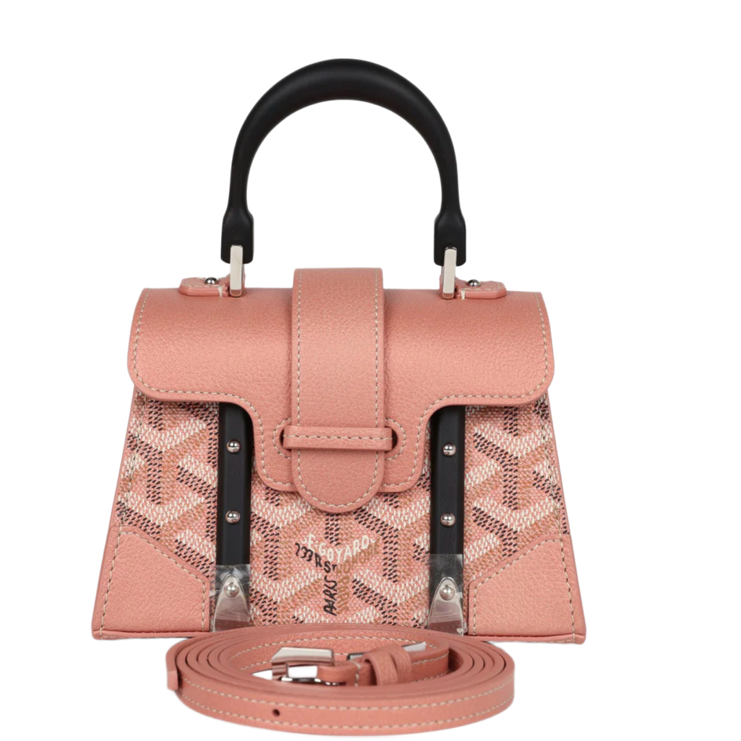 GOYARD SAIGON STRUCTURE NANO BAG PEARLY CORAL