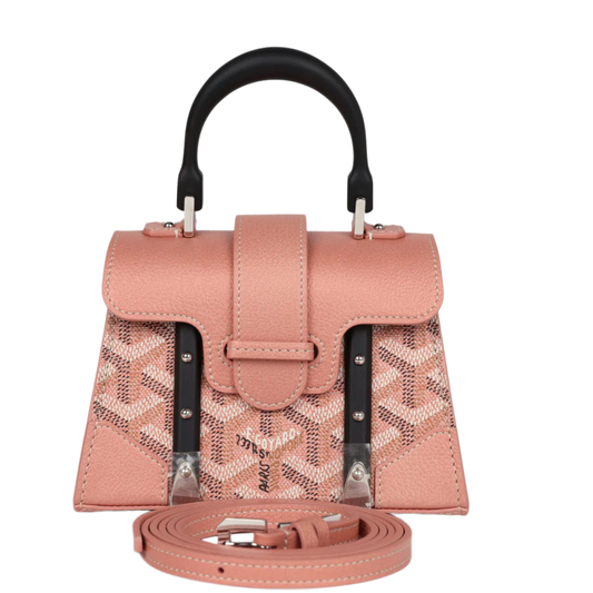 GOYARD SAIGON STRUCTURE NANO BAG PEARLY CORAL