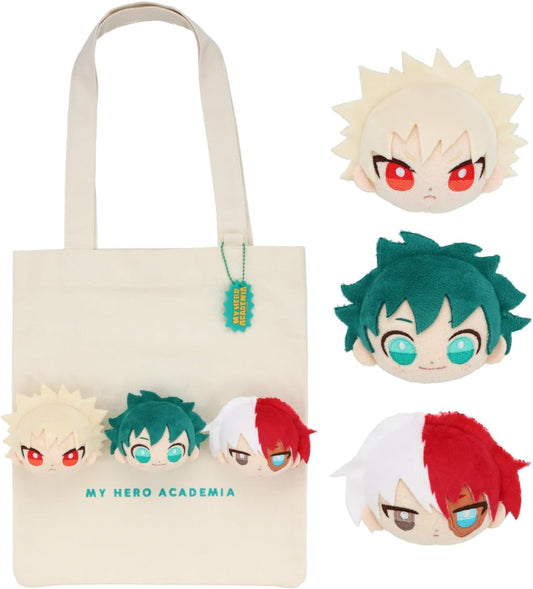 SHOVIDO Anime My Hero Academia Tote Bag with Plush Toy