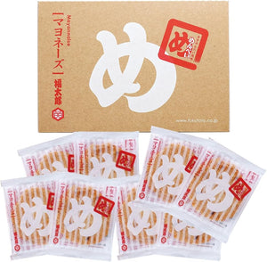 Hakata Souvenir Menbee (Spicy Mentai Flavored Senbe), Mayonnaise, 8 Bags (16 Sheets), Includes Exclusive Paper Bag