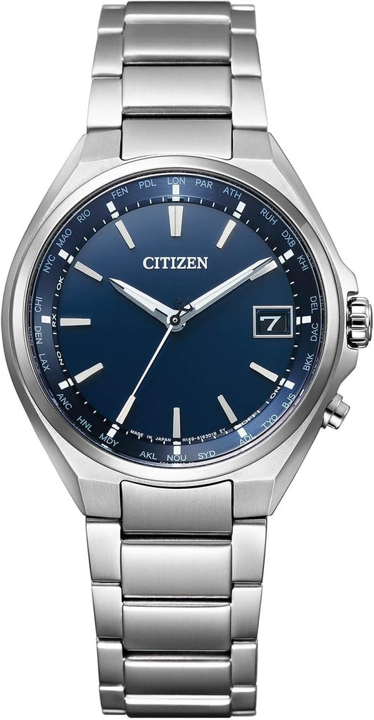 Citizen Attesa Eco-Drive CB1120-50L Watch, Radio Controlled,World Time, Direct Flight Men's, Silver