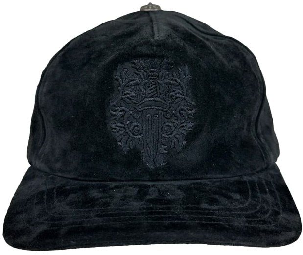 CHROME HEARTS 'BLACK' SUEDE DAGGER HAT