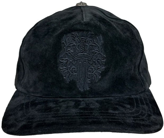 CHROME HEARTS 'BLACK' SUEDE DAGGER HAT