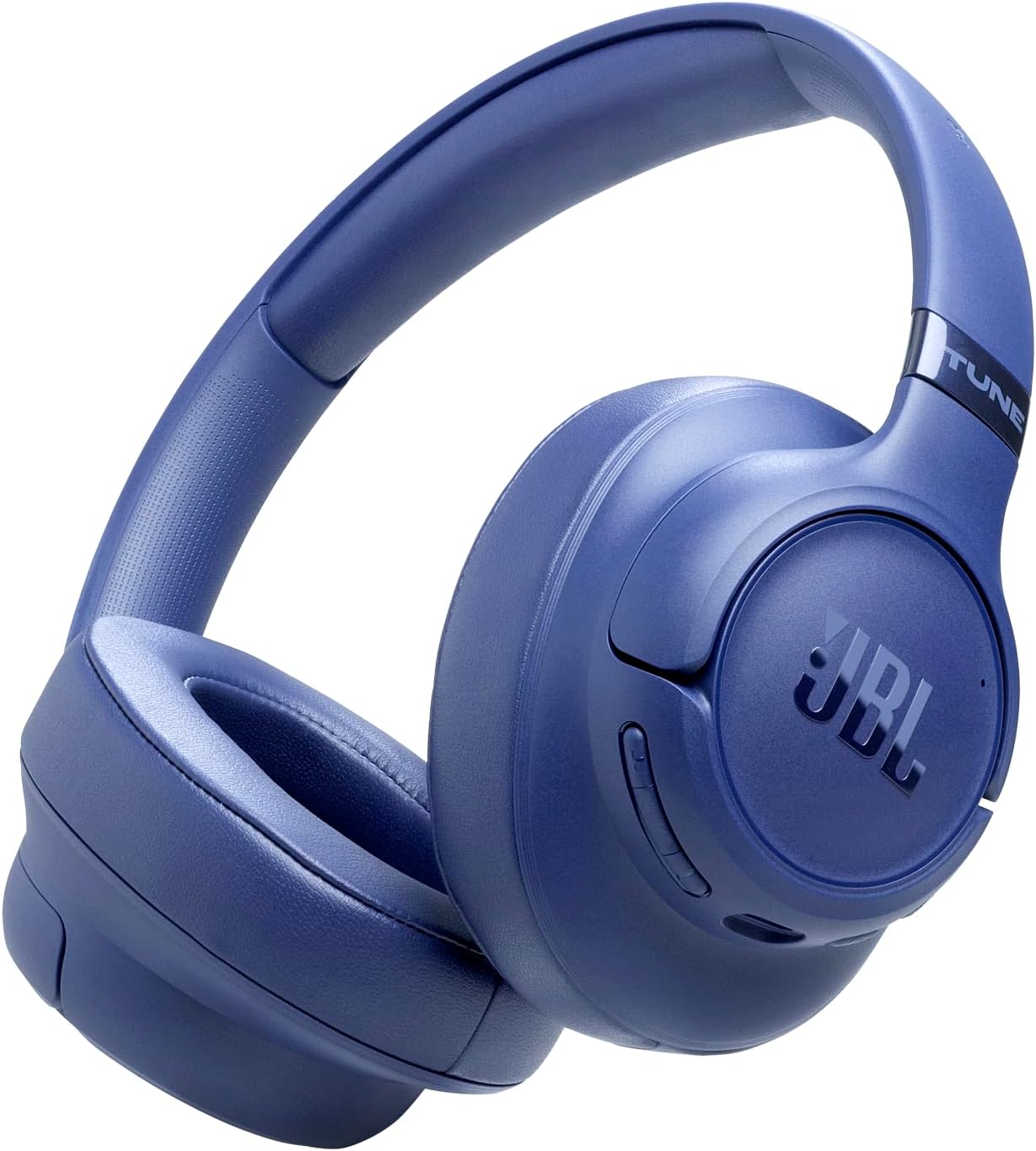 JBL TUNE 780NC Hybrid Noise Cancelling High Resolution Wireless Over-Ear Headphones for Auracast Multipoint (Blue)