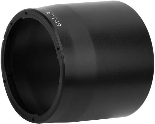 Archuu Camera Lens Hood, ET-74B Camera Lens Hood Shade Fits Canon EF70-300mm F4-5.6 IS II Lens, Lens Hood Replacement for Canon, Black