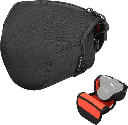 HAKUBA DCS-03S60BK SLR Camera Case, Luft Design, Slim-Fit Camera Jacket, S-60 Black