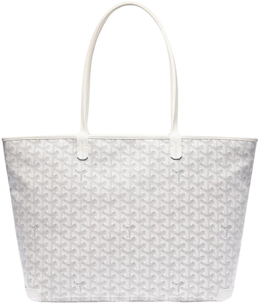 GOYARD 'WHITE' ARTOIS MM TOTE BAG