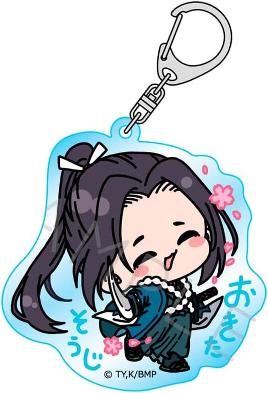 TV Anime "Blue Mibro" [Soji Okita] Acrylic Key Chain Mocho E