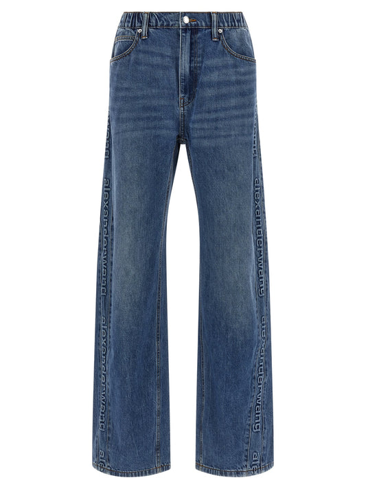 Denim X Alexander Wang デニムxアレクサンダーワンエンボスロゴジーンズ - Image 1