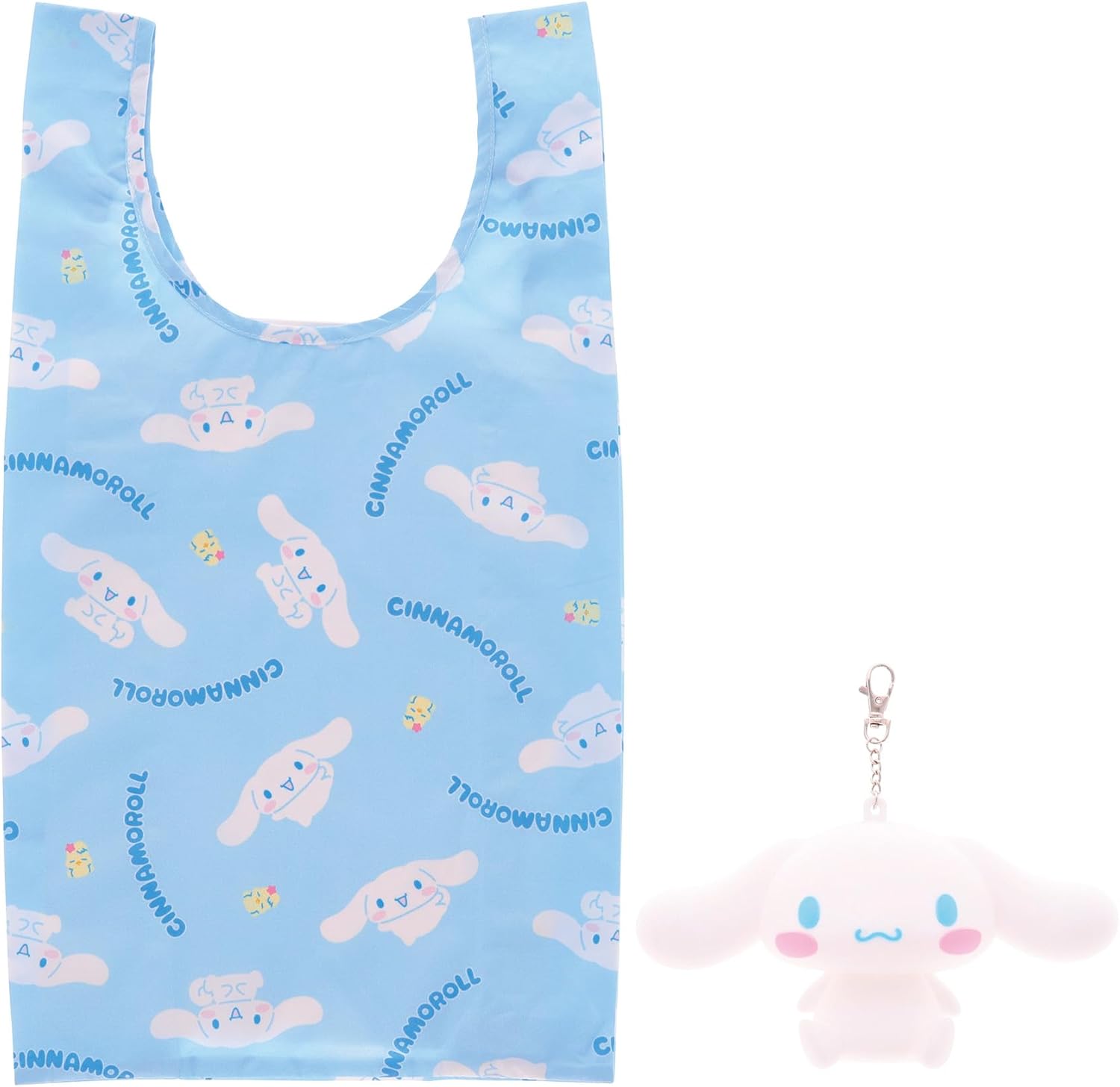 Marushin Eco Bag with Pouch, Sanrio, Recycled Polyester, Silicone Case, Eco Bag