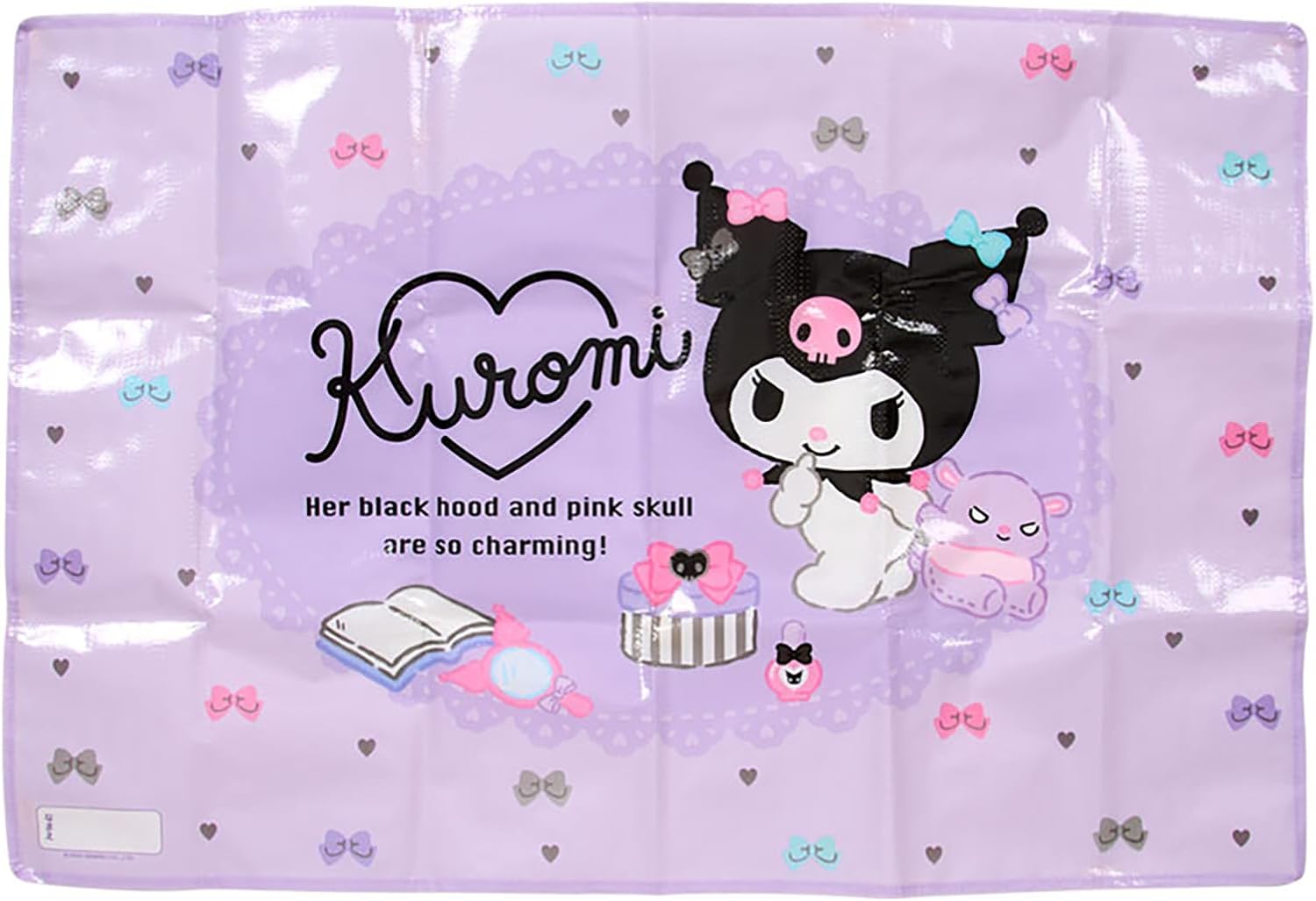 Sanrio Leisure Sheet Kuromi PP One Person Size with Storage Bag with Name Space for Excursions Picnics 604275