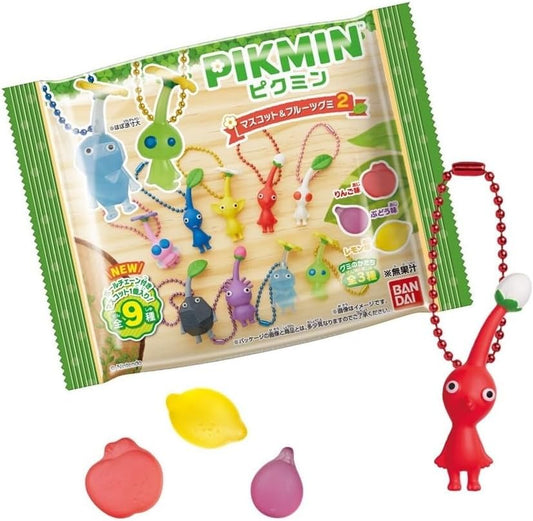 Bandai Pikmin Mascot & Fruit Gummy 2, 12-Piece Box (Food Toy)