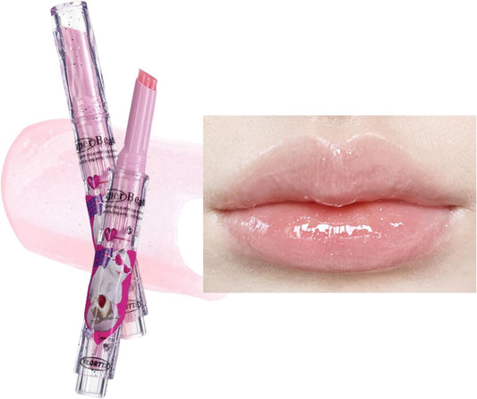 Flortte Melting Sheer Lip Lip Gloss, High Coloring Lip, Blood, Lipstick, No Shedding, No Smudging Makeup, Lipstick, Moisturizing, Colored Lip, Glossy, Long Lasting, Long Lasting (S04)