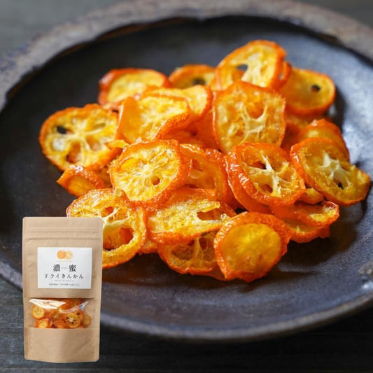 Dried Fruits, Additive-Free, Sugar Free, Thick, Dried Citrus Tama, Made in Miyazaki Prefecture (1 Pack)