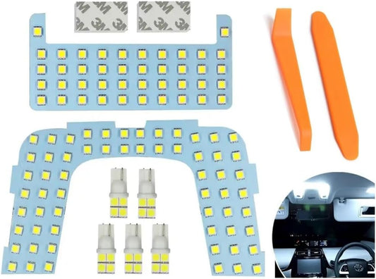 LUVUAHEAD Prius 50 Series LED Room Lamp with Tools for Toyota zvw50 Special Design, White Interior Light, Easy Installation, Explosive Light, Custom Parts, Exclusive Design, White Interior Light