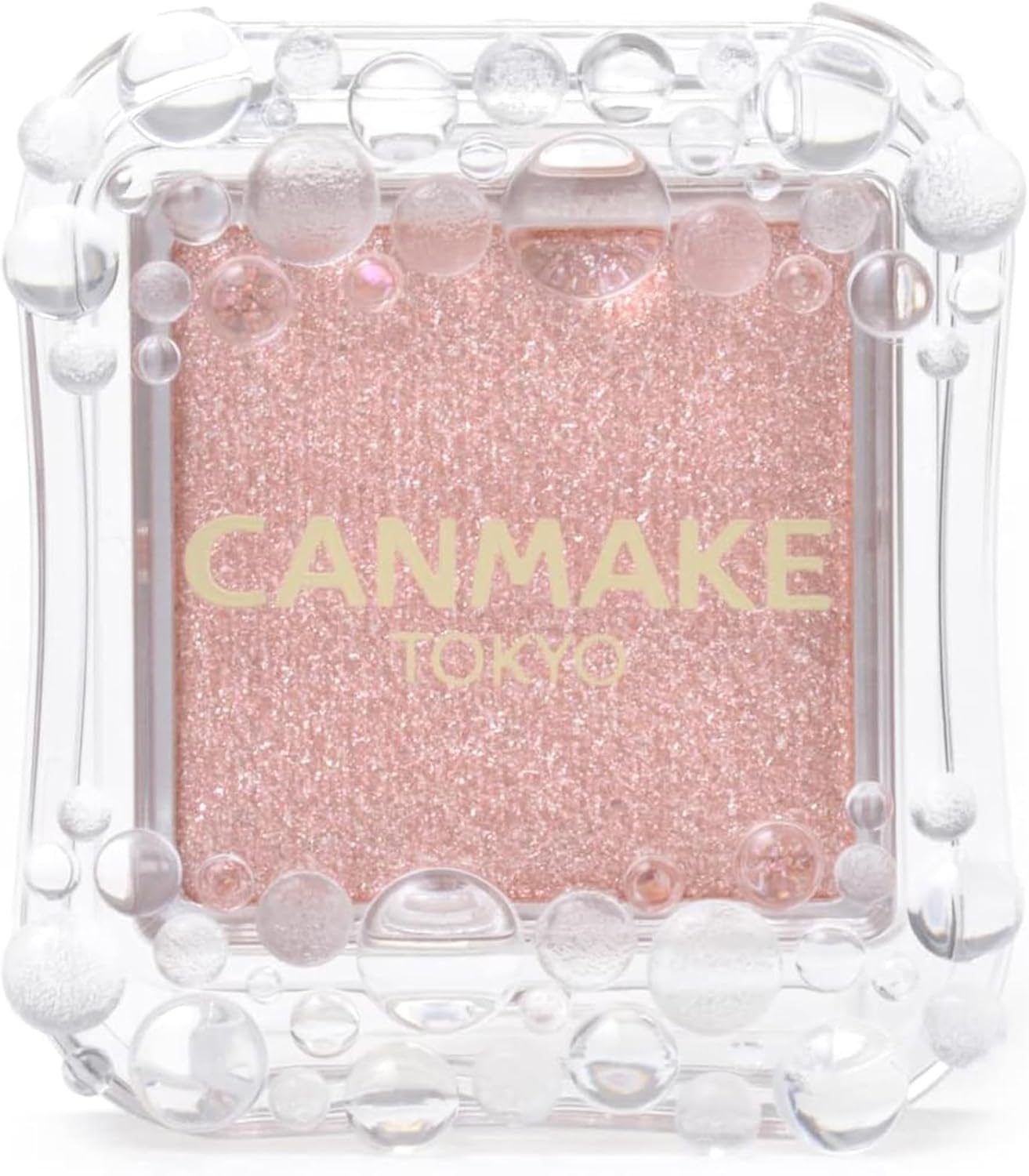 Canmake City Light Eyes 04 Chamois Pink 1.0g Solid Eyeshadow Glitter Pearl Coral Pink
