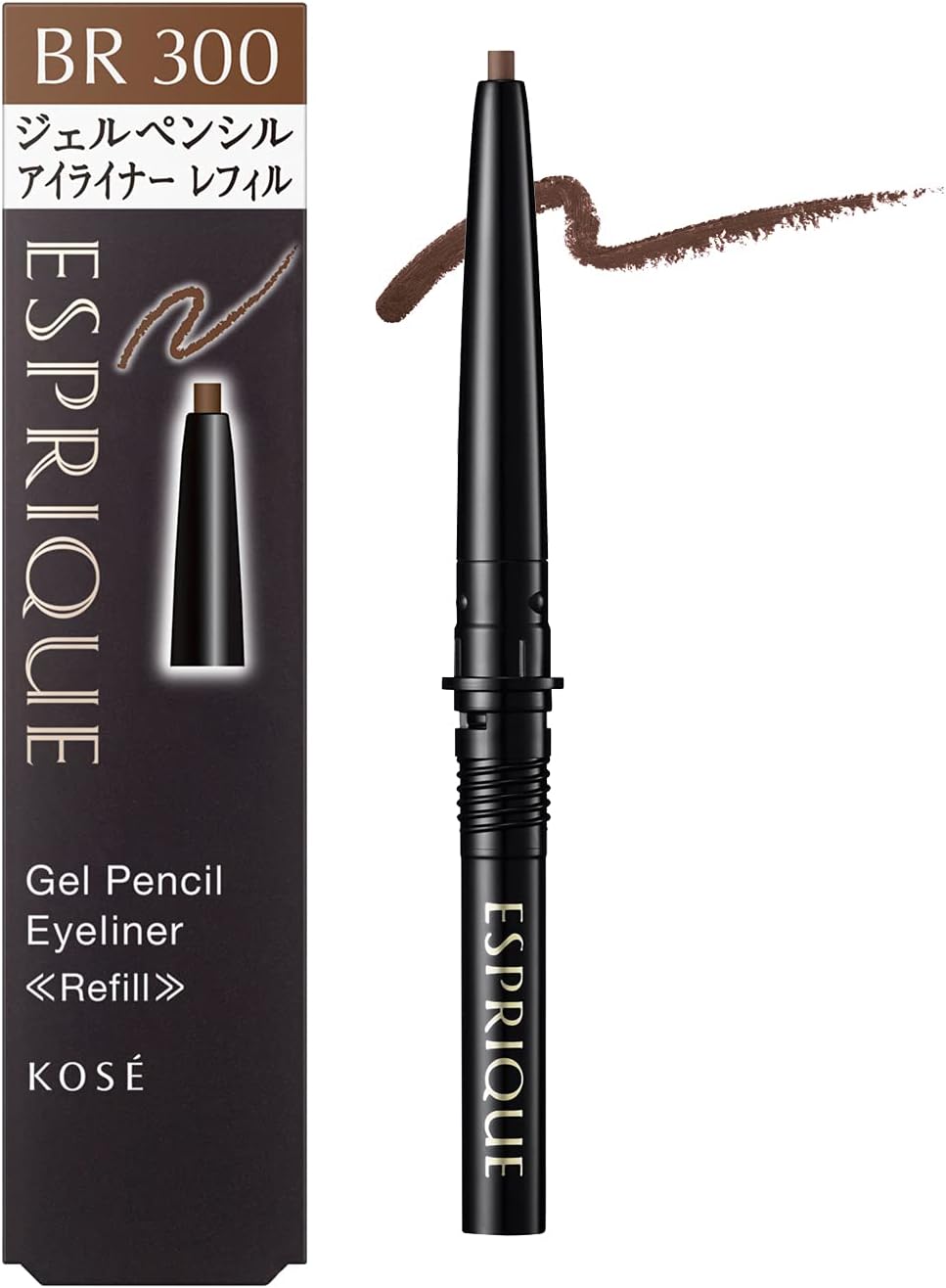 Esprique Gel Pencil Eyeliner Refill BR300 Brown 0.1g