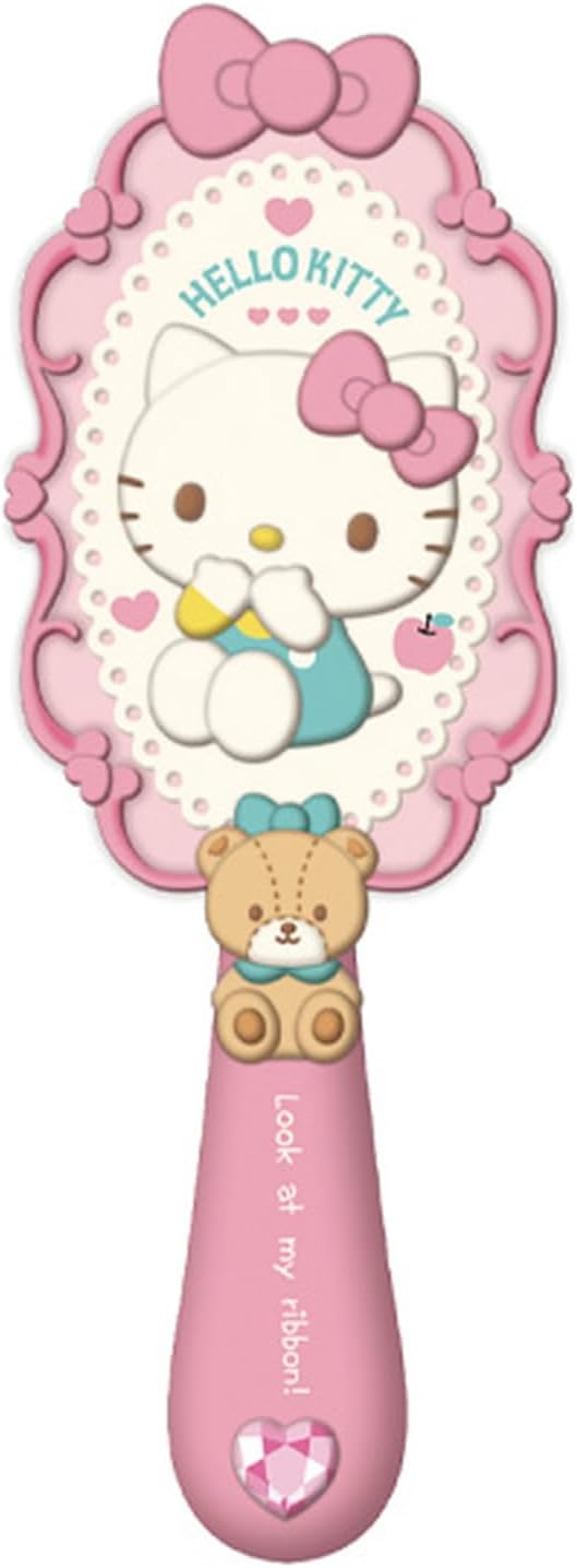 K Company Sanrio Characters Hello Kitty Hair Brush SAC-HB3-KT H7.4 x W7.5 x D4 cm