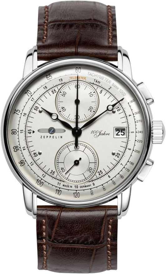 【ZEPPELIN】Zeppelin Watch 100 Years 100th Anniversary Model Men's Germany 【Parallel Import】, silver 4
