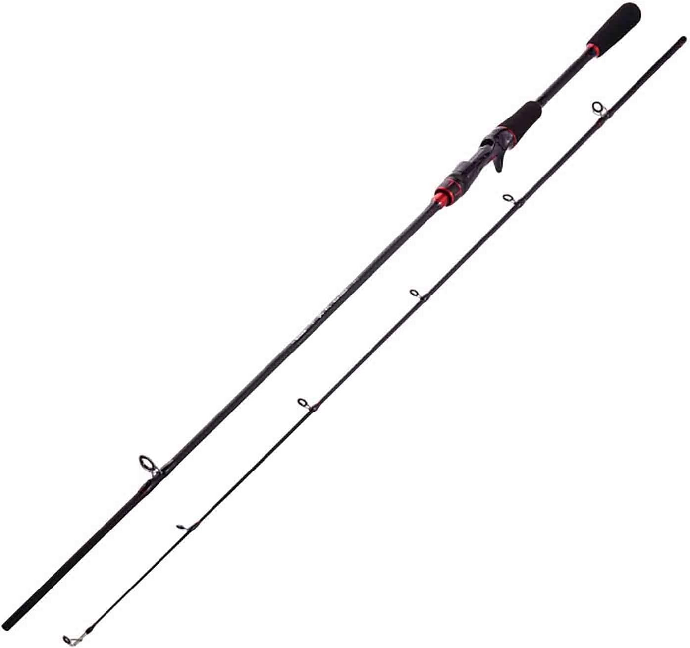 Fishing Rod, Carbon Lure Rod, Throwing Rod, Fishing Rod, Beginner, Fishing Tackle for Beginners, Lightweight, Portable, Fishing Enthusiasts, Beginners, Gift, Suitable for Various Occasions, Easy to