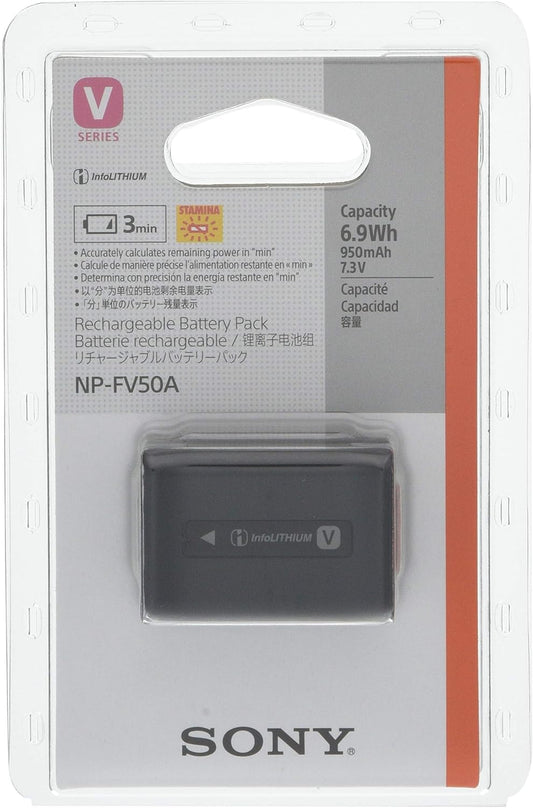 Sony NP-FV50A Camcorder Battery Rechargeable Battery Pack for FDR-AX45A/HDR-CX680