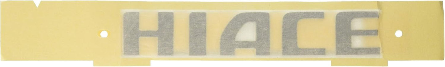 Toyota Genuine Parts Back Door Name Plate Hiace / Regius Ace Part Number 75441-26261