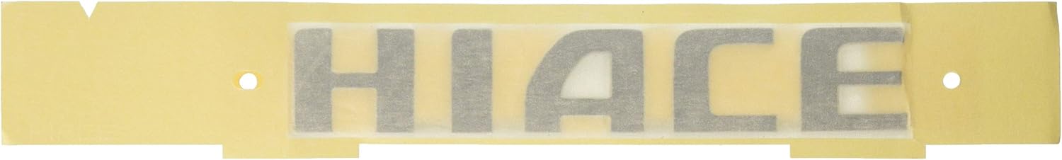 Toyota Genuine Parts Back Door Name Plate Hiace / Regius Ace Part Number 75441-26261