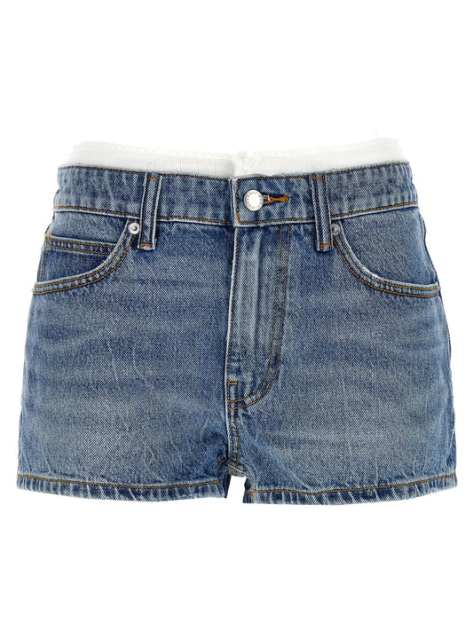Denim X Alexander Wang デニムxアレクサンダーワンデニムショーツ - Image 1