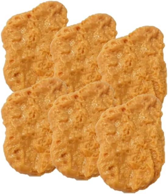 speed mao Real Like Nugget Food Sample Food Model Set of 6