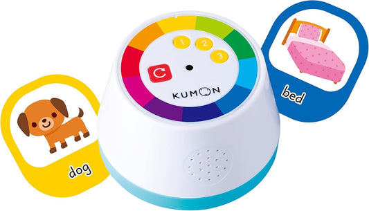 Kumon Publishing KEK-11 KUMON Let’s Listen with Touch! Eigokaruta Educational Toys, English Education Toy, 3 Years Old and Up