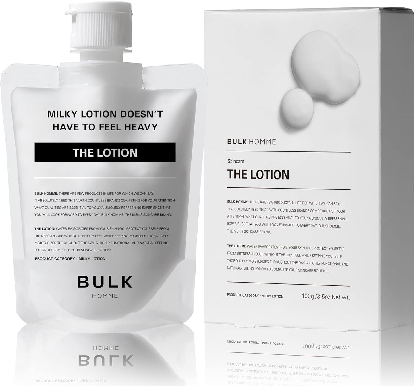 Bulk Homme Milky Lotion for Men 3.5 oz (100 g)