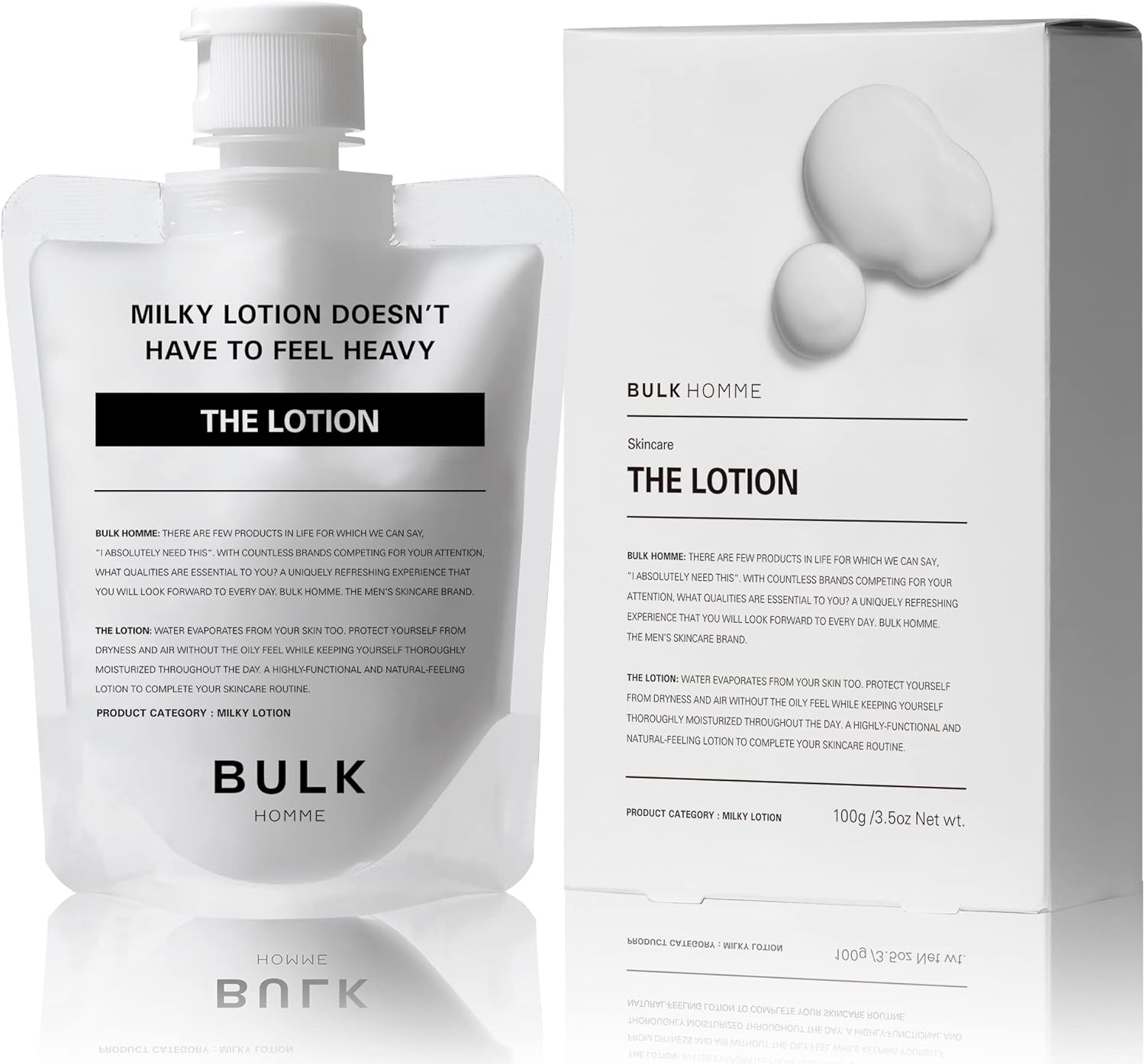 Bulk Homme Milky Lotion for Men 3.5 oz (100 g)