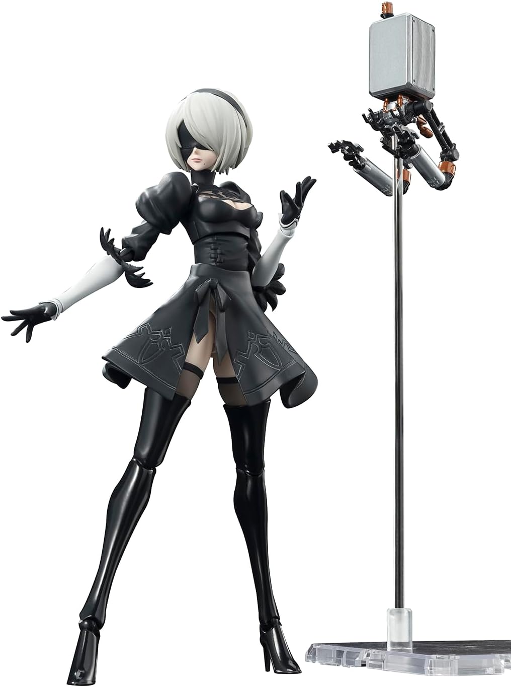 BANDAI SPIRITS S.H. Figuarts "NieR: Automata Ver. 1.1a" (Nier Automata Ver1.1a) 2B, Approx. 5.9 inches (150 mm), PVC & ABS, Pre-painted Action Figure