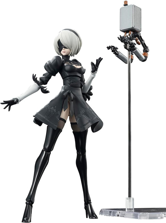 BANDAI SPIRITS S.H. Figuarts "NieR: Automata Ver. 1.1a" (Nier Automata Ver1.1a) 2B, Approx. 5.9 inches (150 mm), PVC & ABS, Pre-painted Action Figure
